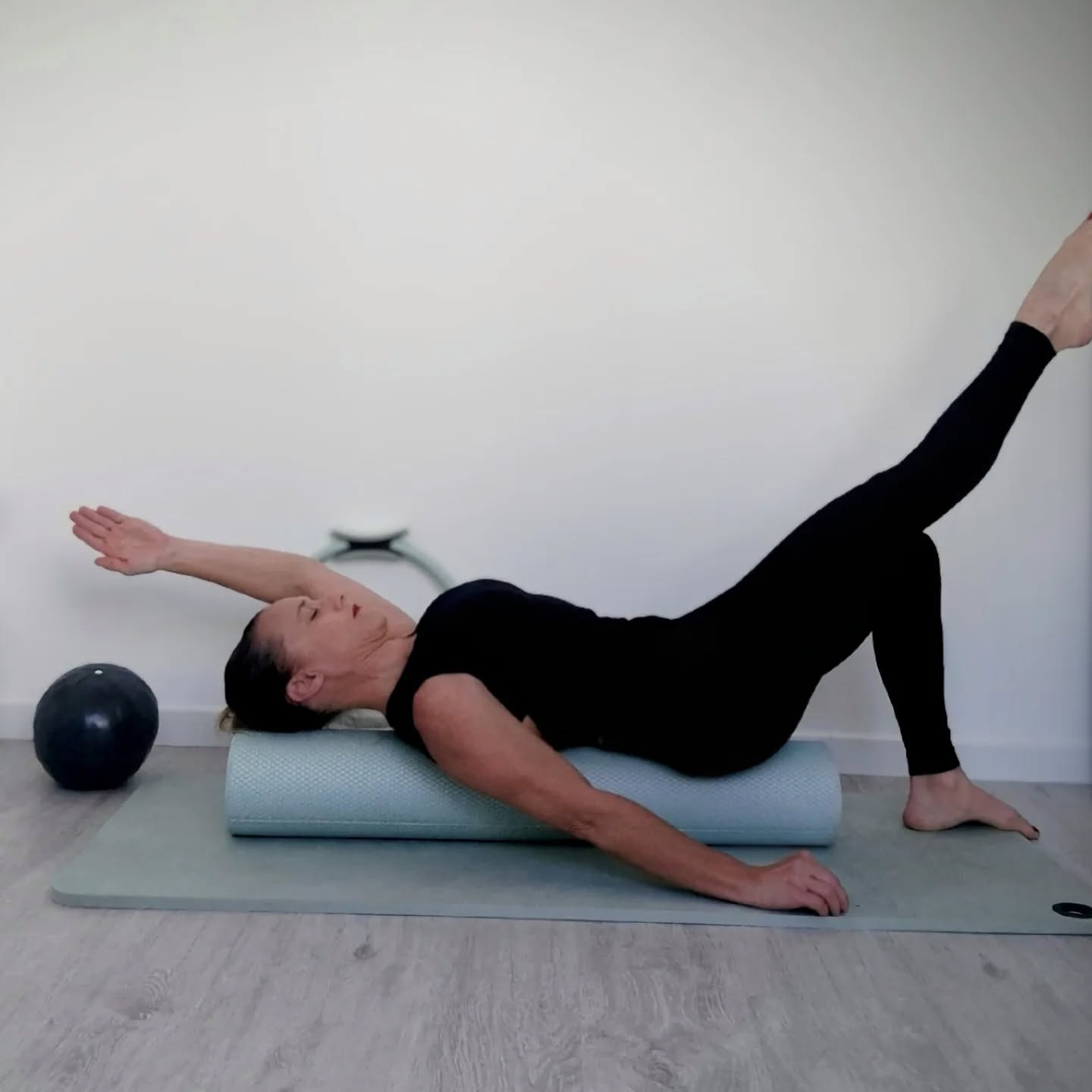 Exercice de Pilates avec Gaëlle Boisard